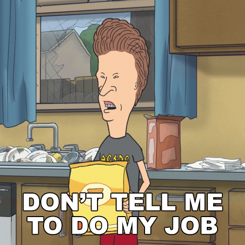 Dont Tell Me What To Do Beavis And Butthead GIF by Paramount+