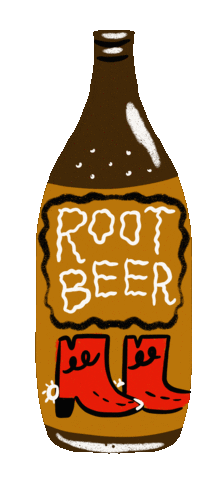 Root Beer Drink Sticker by rhonturn