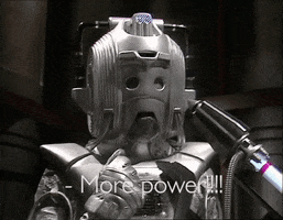earthshock more power GIF by Doctor Who