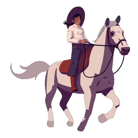 Horse Cowgirl Sticker by Spotify México