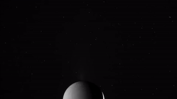 OhTheSilence space moon nasa saturn GIF