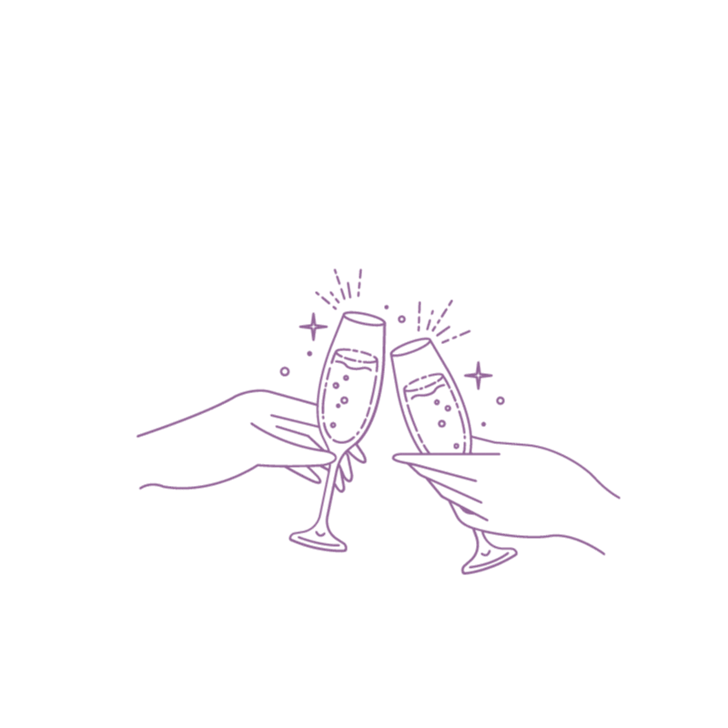 Happy Celebration Sticker by Avery Hess