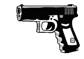 Gun Glock Sticker by agoscortese