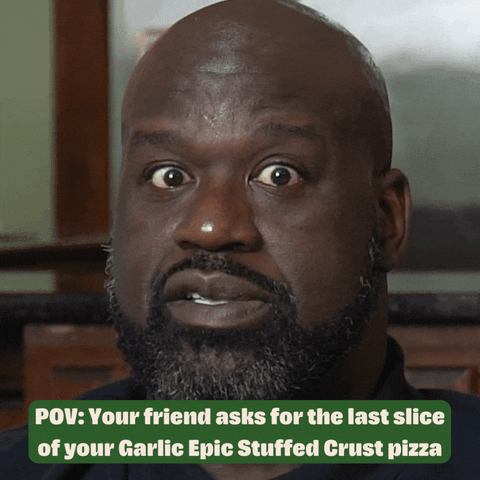 Shaquille O Neal Eye Roll GIF by Papa Johns