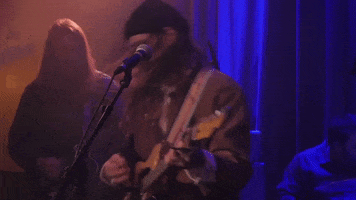 Rocking Out Fruit Bats GIF by Merge Records