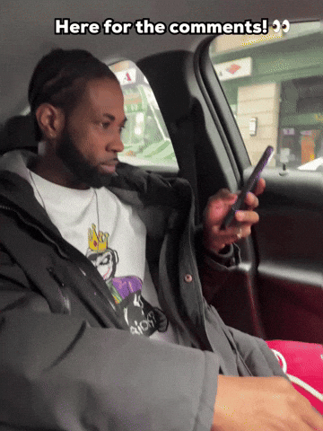 Here For The Comments GIF