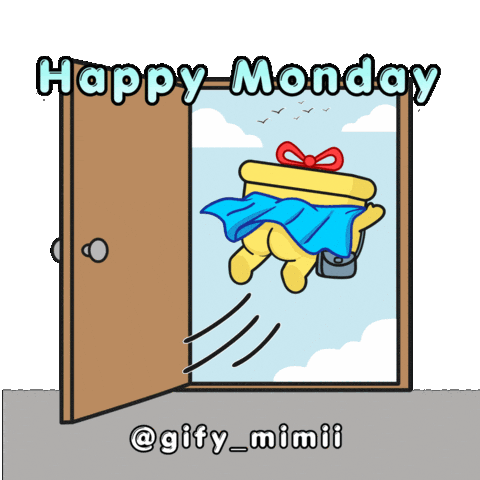 Lunes Happy Monday Sticker