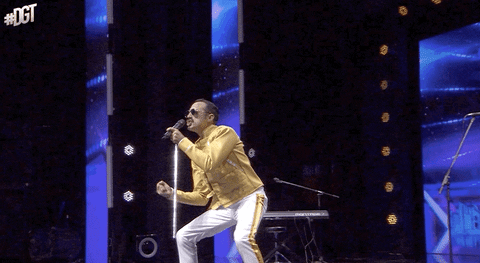 Freddie Mercury Rock GIF by Dominicana's Got Talent - Find & Share on GIPHY