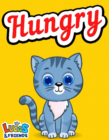 Hungry Feed Me GIF by Lucas and Friends by RV AppStudios