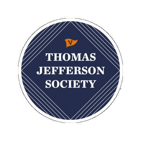 Thomas Jefferson Wahoowa Sticker by UVA Alumni Association