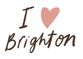 Brighton Sticker by Lucy Lucraft