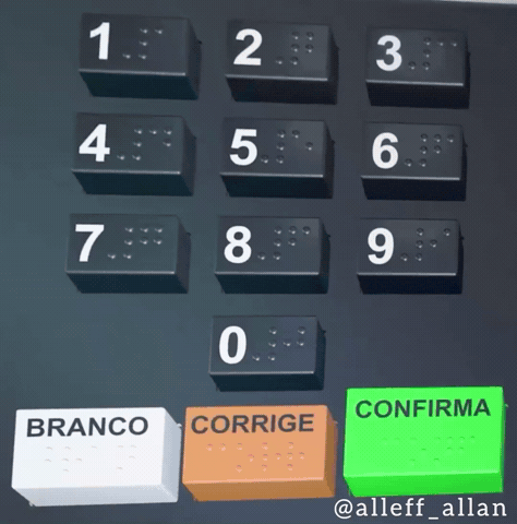 Flavio Bolsonaro Urna GIF