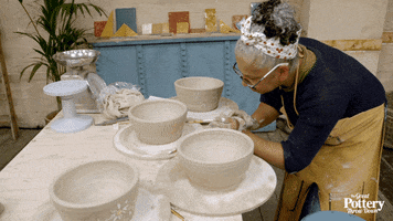 Tell Me More Go On GIF by The Great Pottery Throw Down