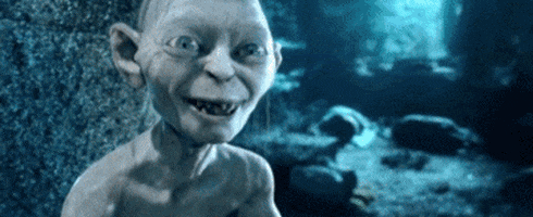 you are gollum the lord of the rings GIF