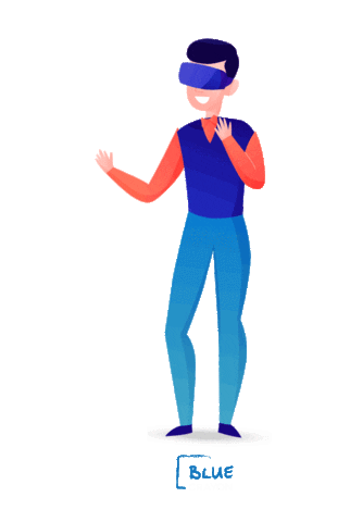 Blue Crayon llc Sticker