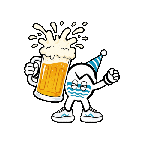 Cheer Up Party Sticker by ZEROPOINTTRAIL