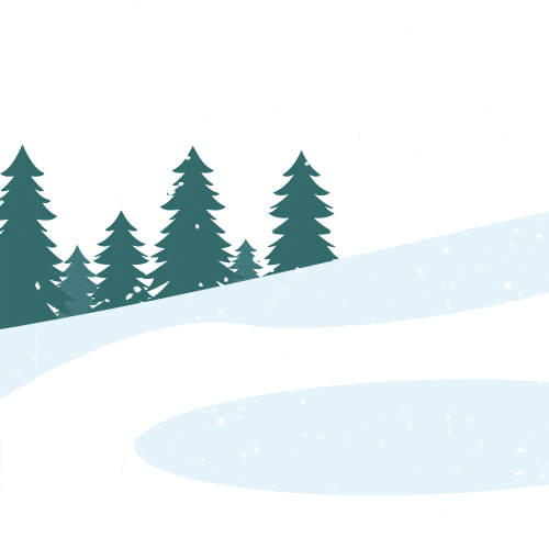 Sledding Fruit Snack Sticker by Buddy Fruits