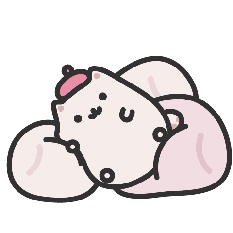 Tired Cat Sticker