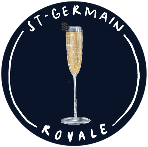 Cocktail Champagne Sticker by ST~GERMAIN