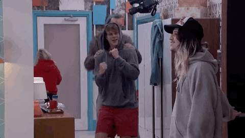 Cheering GIF by Big Brother - Find & Share on GIPHY