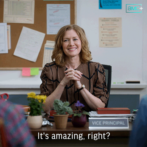 Happy Mireille Enos GIF by AMC Networks
