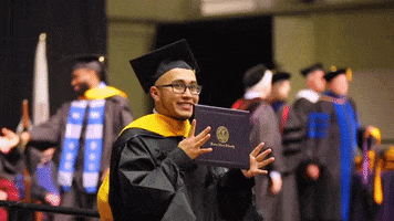 graduation celebrate GIF by Western Illinois University