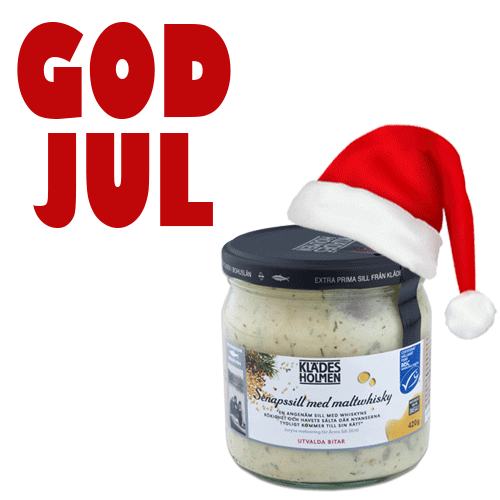 God Jul Herring Sticker by Klädesholmen Seafood