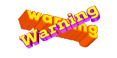 Warning Sticker