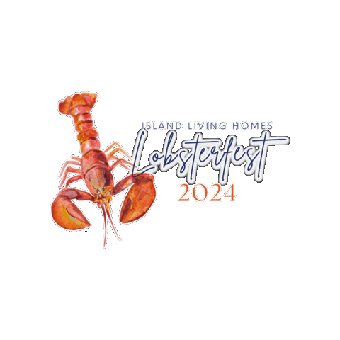 Lobster Sticker by Island Living Homes