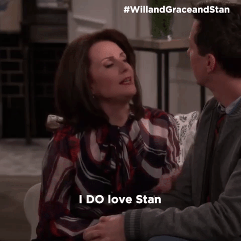 will and grace only on stan GIF by Stan.