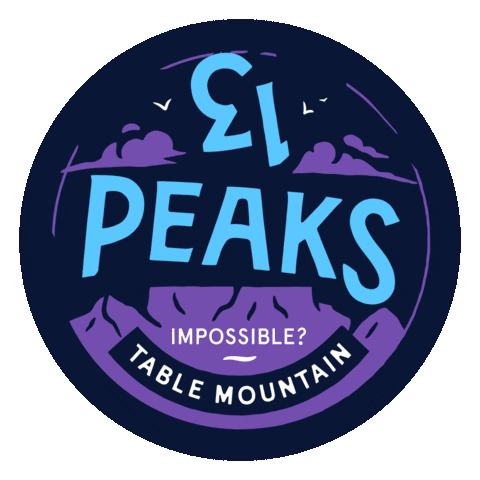 13 Peaks Sticker