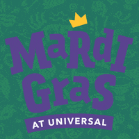 Mardi Gras Globe GIF by Universal Parks and Resorts