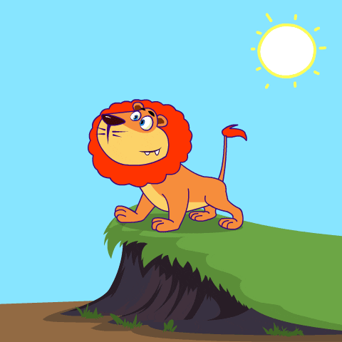 King Of The Jungle Animation GIF