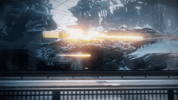 In Your Face Robot GIF by BANDAI NAMCO