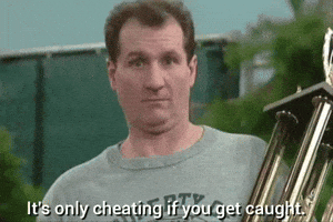 Cheating GIF