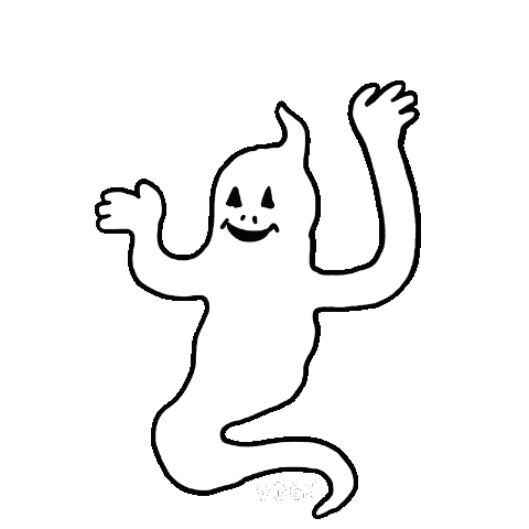 Halloween Ghost Sticker by Vardagen
