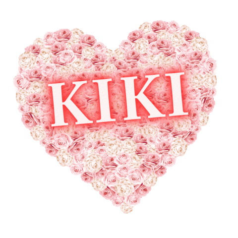 Heart Flowers Sticker by Kiki On The River