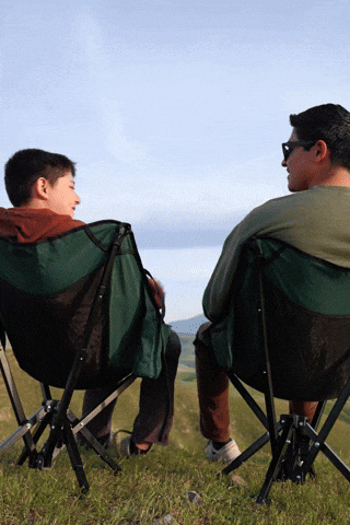 Take A Seat Outdoors GIF