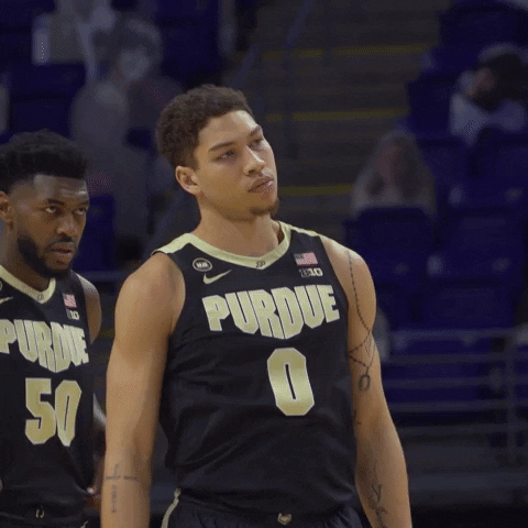 Stretching Purdue Basketball GIF by Purdue Sports