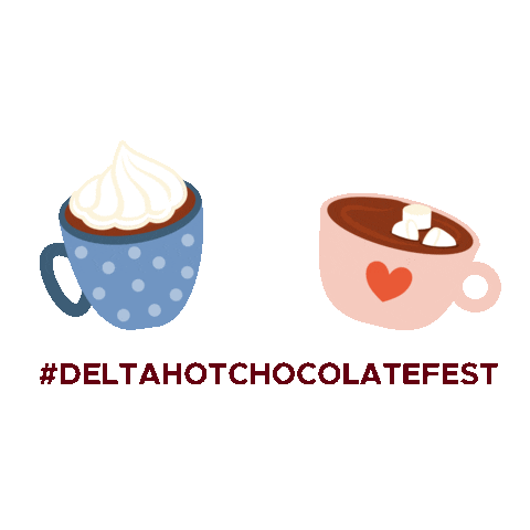 Delta Hot Chocolate Fest Sticker