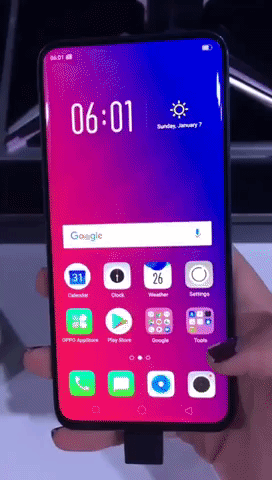 Oppo Find X Camera GIF