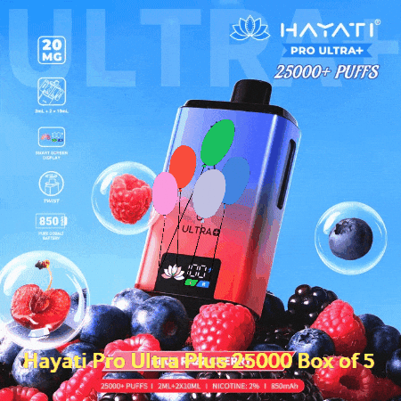 Hayati Pro Ultra Plus 25000 Box Of 5 GIF