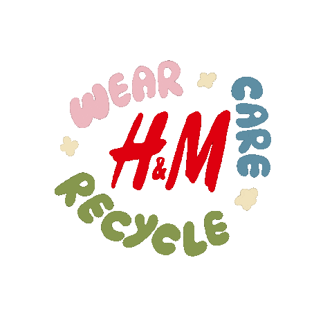 HM fashion recycler Sticker