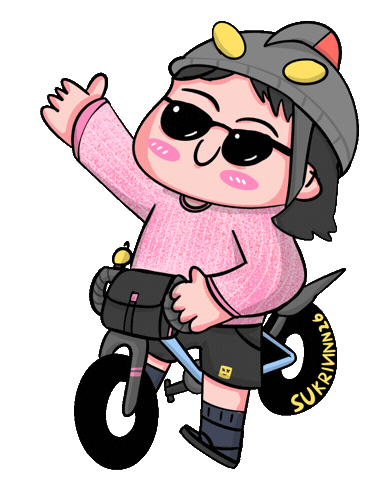Bike Cycling Sticker by Sukrin