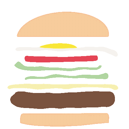 Food Burger Sticker