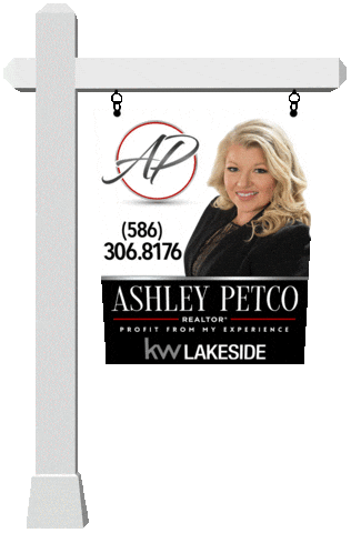 Real Estate Sign Sticker by KW Lakeside Realtor Ashley Petco