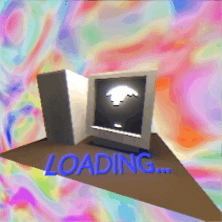 90S Downloading GIF
