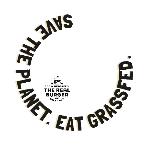 Earth Day Grassfed Sticker by Good Meat Project