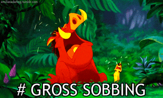 crying the lion king break up sobbing breaking up