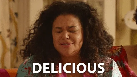 Hungry Michelle Buteau GIF